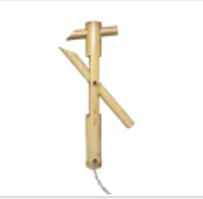 Product image of the product “Bamboo water inlet with flow and noise approx. 75cm high with hose ”